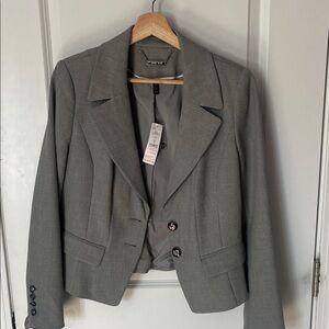 White House Black Market Classic Gray Blazer